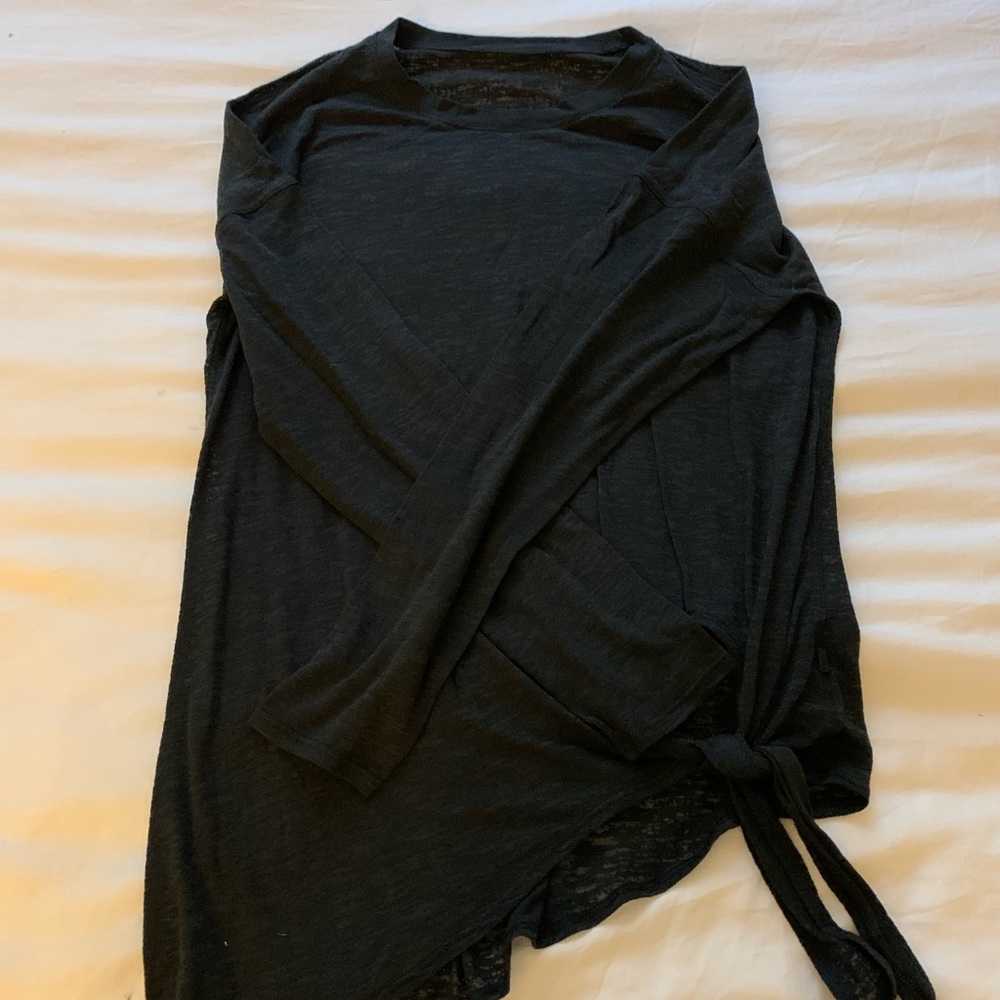 Lululemon Tie Your Practice Long Sleeve Tee